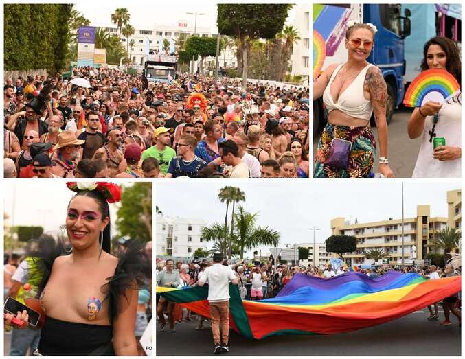 Imágenes de la cabalgata multicolor/Antonio Alí.